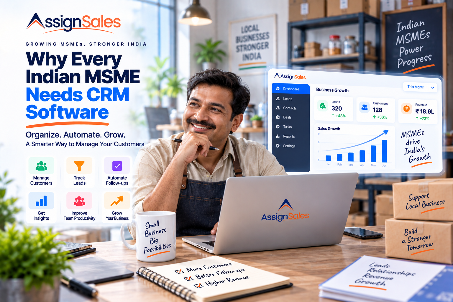 Why Every Indian MSME Needs CRM Software