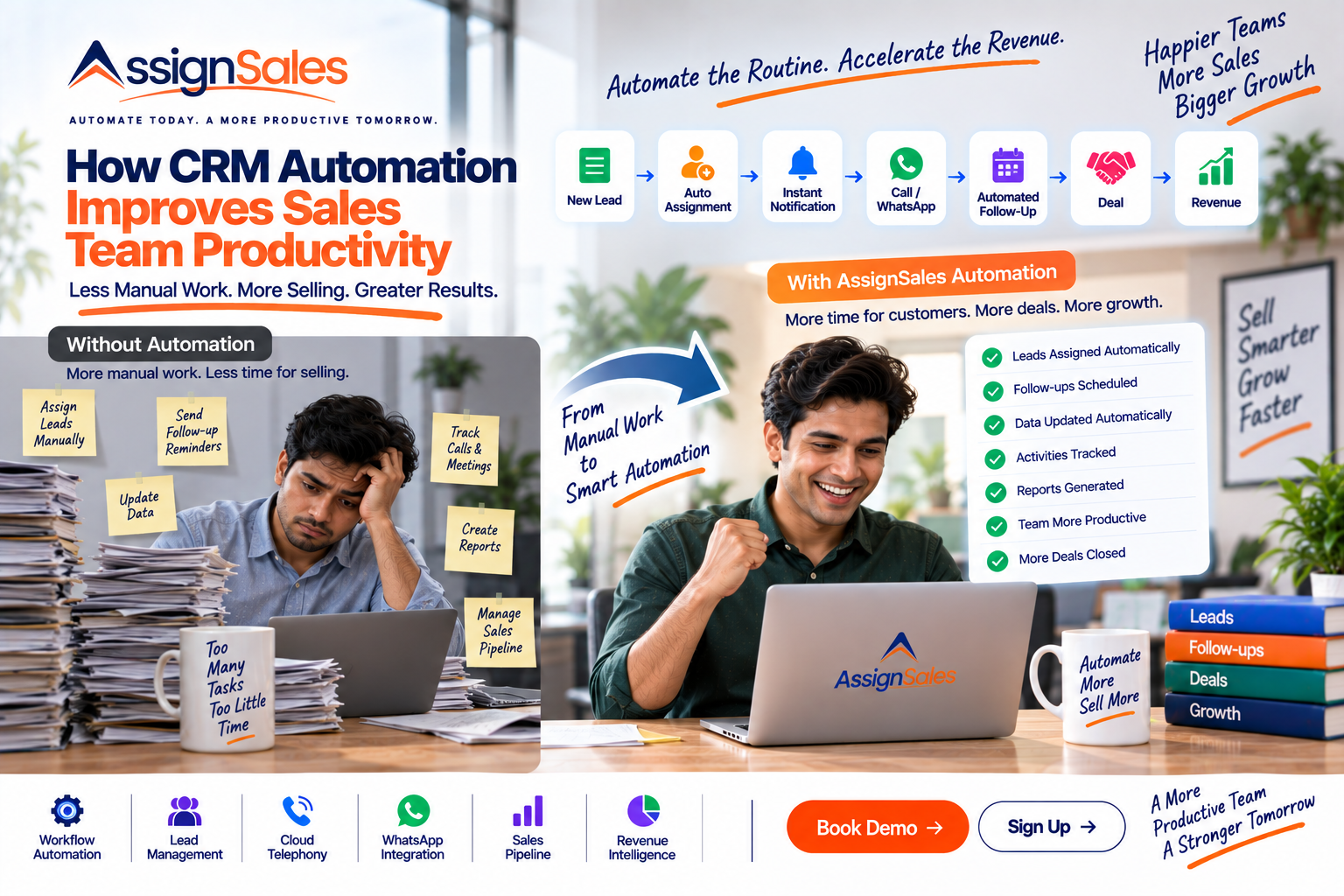 How CRM Automation Improves Sales Team Productivity